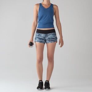 lululemon athletica Women's Speed Shorts - Aerial Drift Multi Black